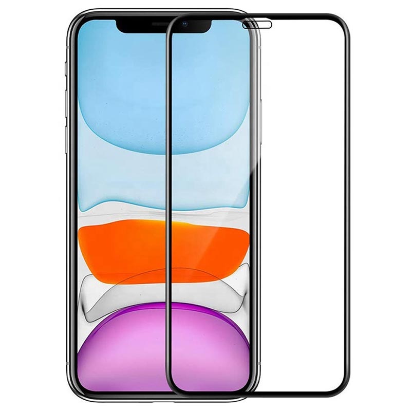 iPhone 12 / 12 pro full cover tempered glass - Bulk